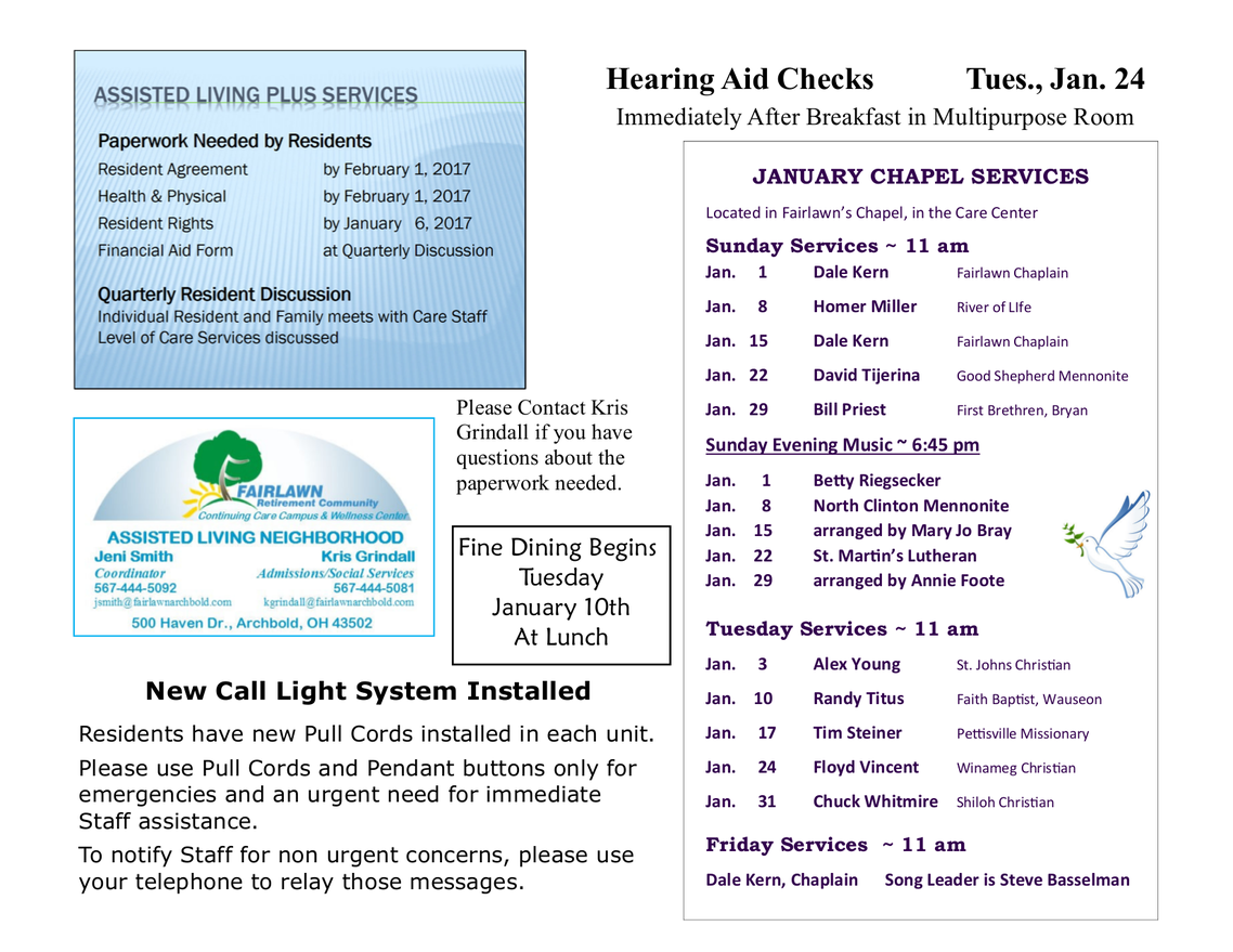 Fairlawn Retirement Community Senior Living Community Assisted Living